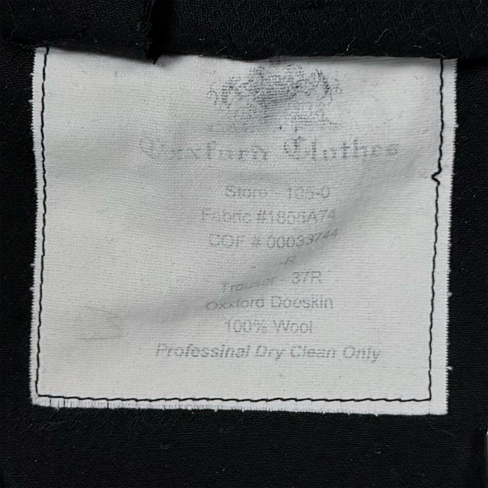 Oxxford Clothes Mens Dress Pants Gray 36x28 Doeskin Wool Bespoke Professional - Picture 4 of 9